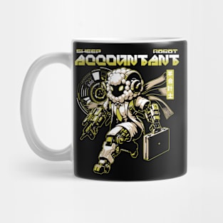 Sheep Accountant Sci-fi Job Future Mecha Animals Robot Mug